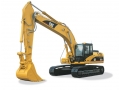 Caterpillar представила новый гусеничный экскаватор