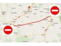 Сегодня полностью закрыто движение по трассе М1 под Дзержинском